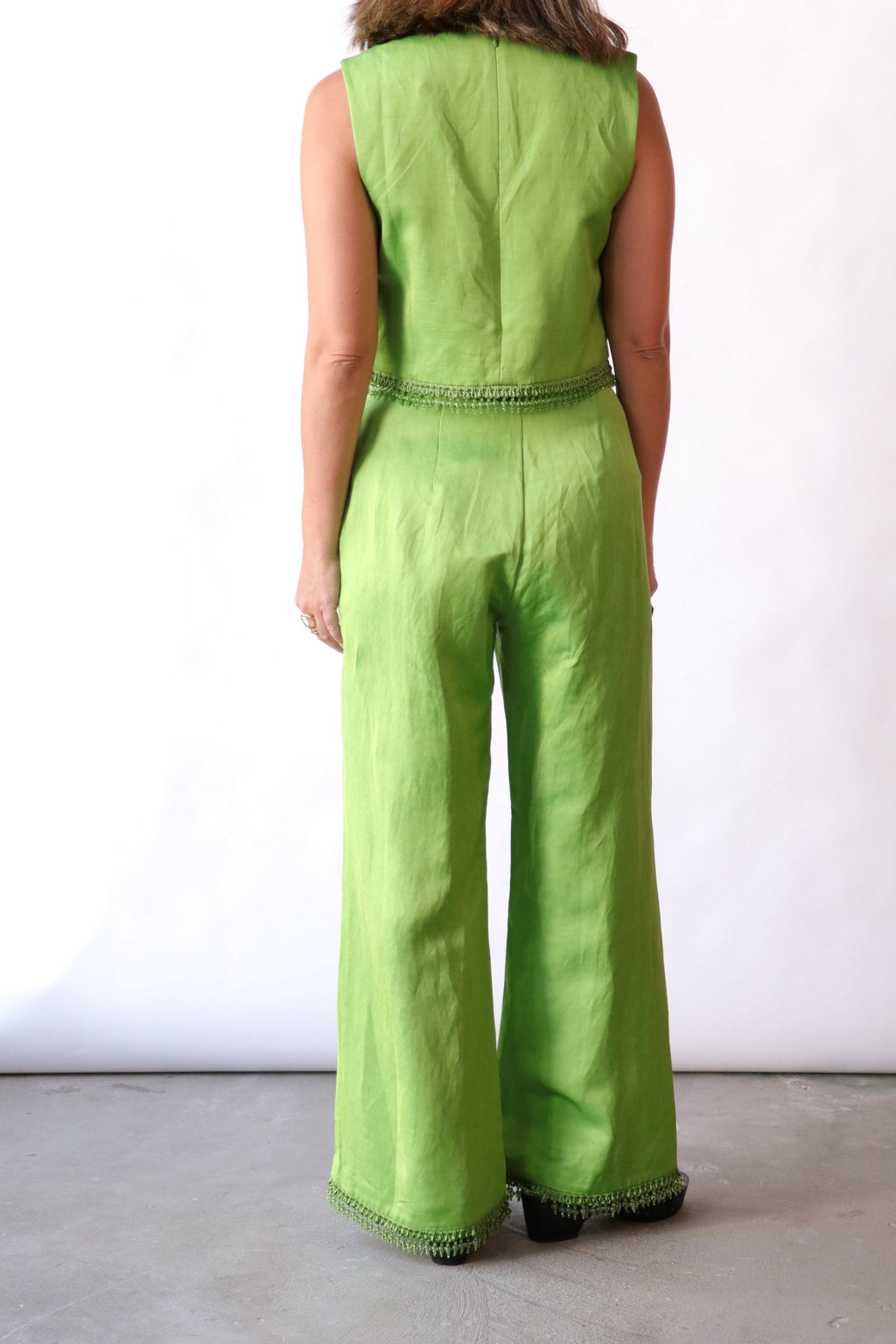 ALÉMAIS Luisa Embroidered Pant