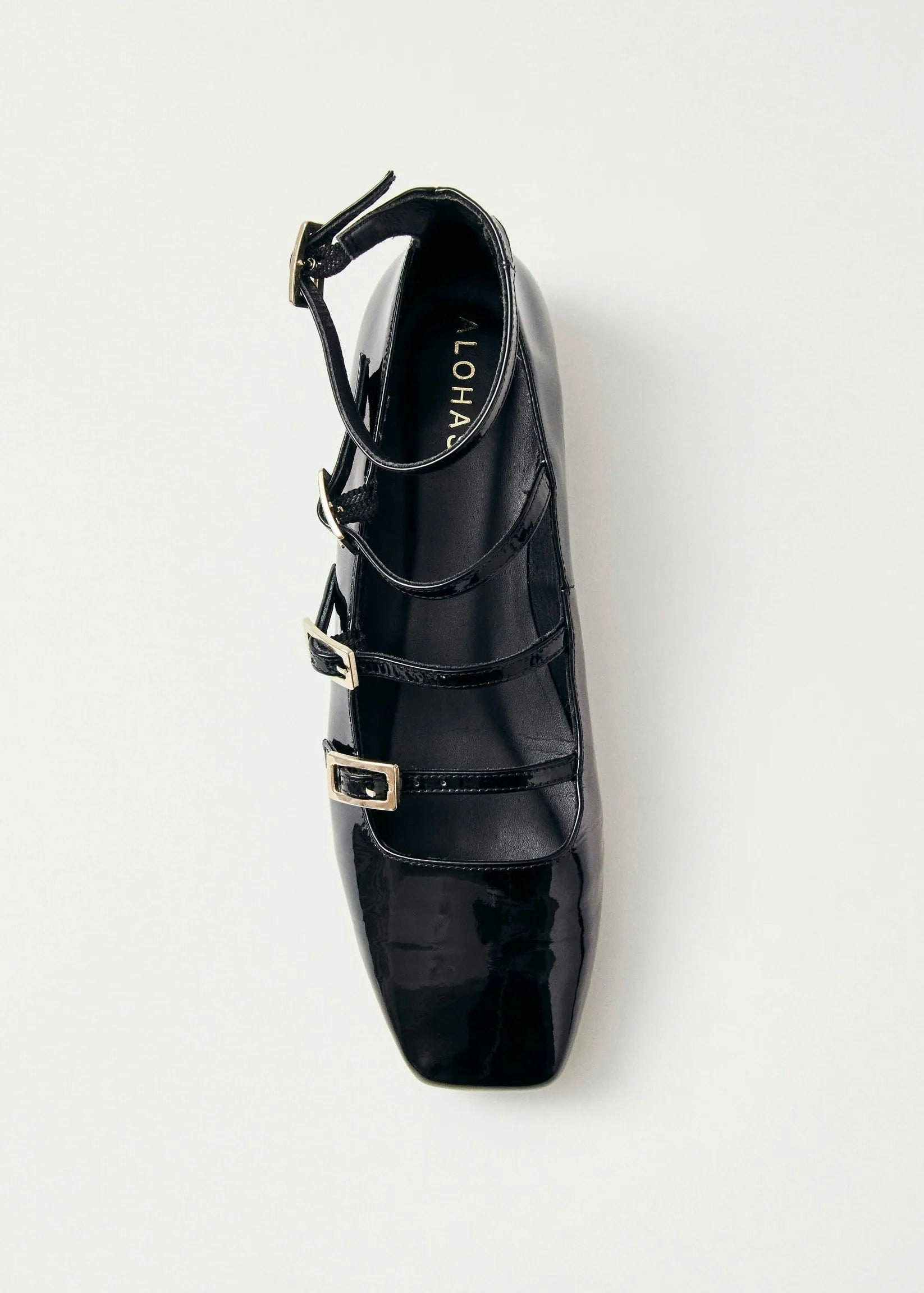 Alohas Gladiator Flats - Black