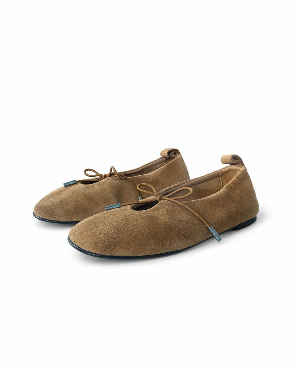 Alohas Rosalind Suede Ballet Flats - Brown
