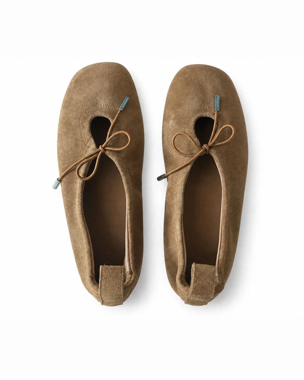 Alohas Rosalind Suede Ballet Flats - Brown