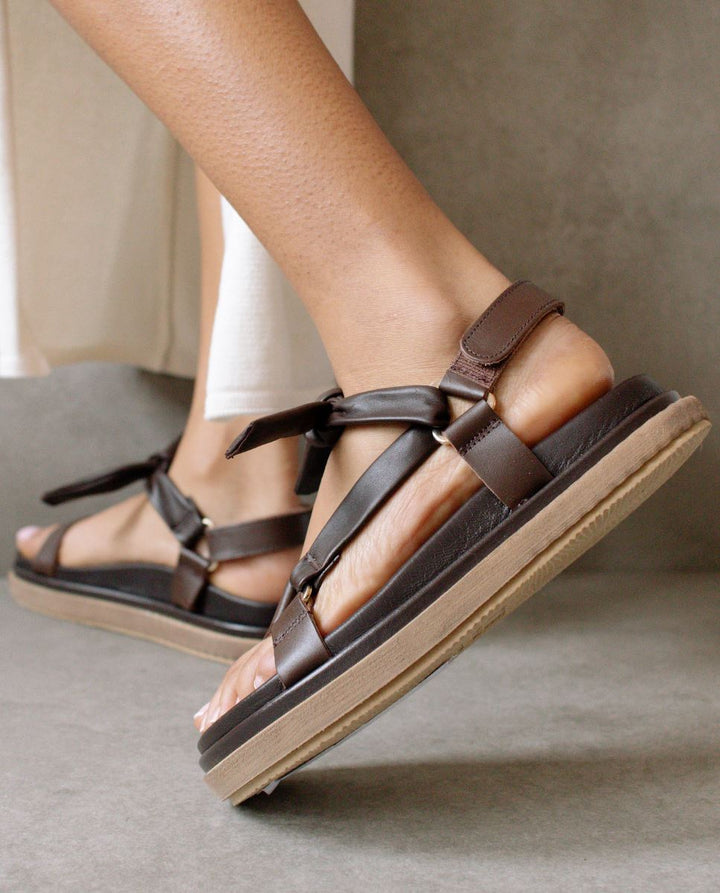 Alohas Tied Together Coffee Brown