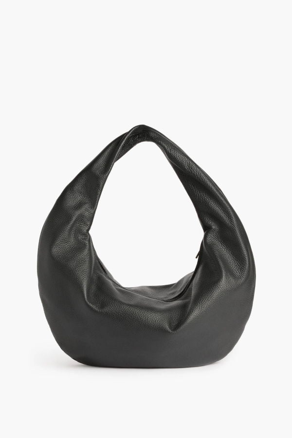Flattered Alva Leather Shoulder Bag Black