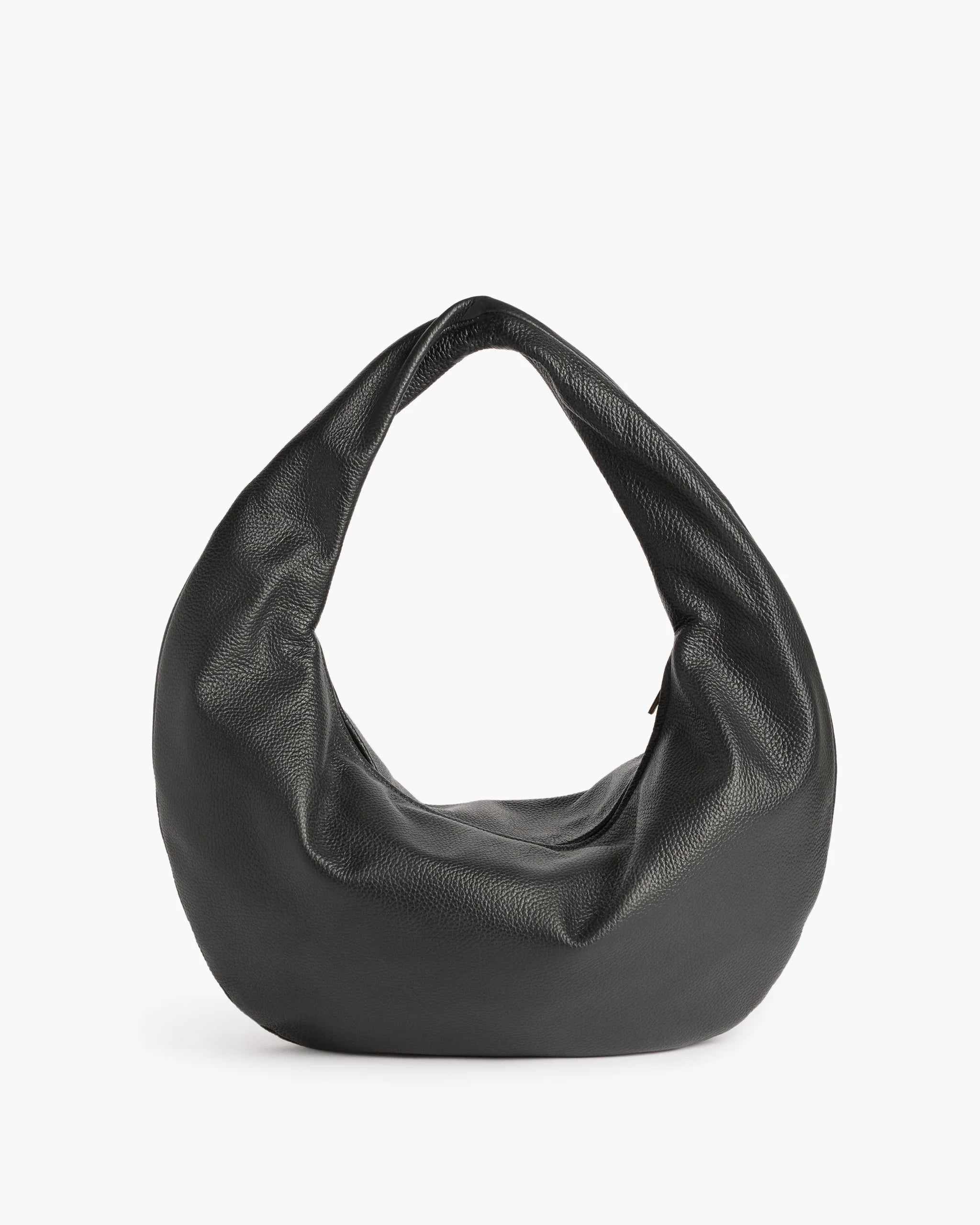 Flattered Alva Leather Shoulder Bag Black