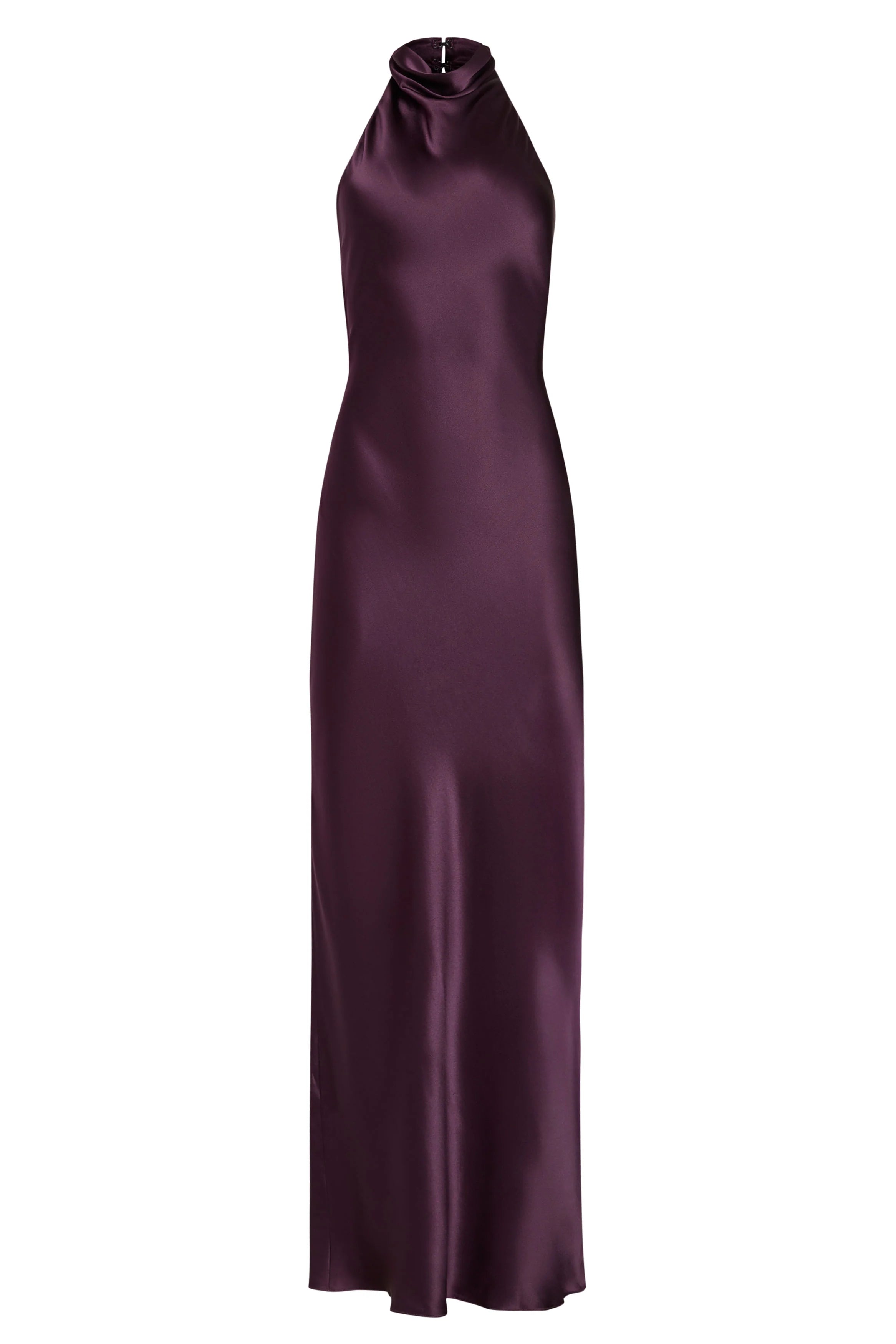 Amanda Uprichard Santana Gown - Black Cherry