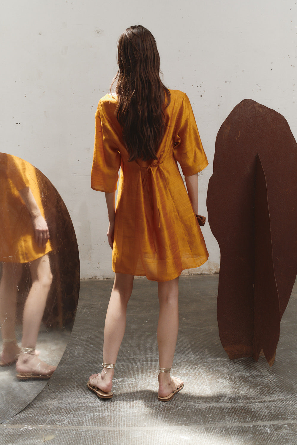 Datura Amber Dupion Payesa Mini Dress