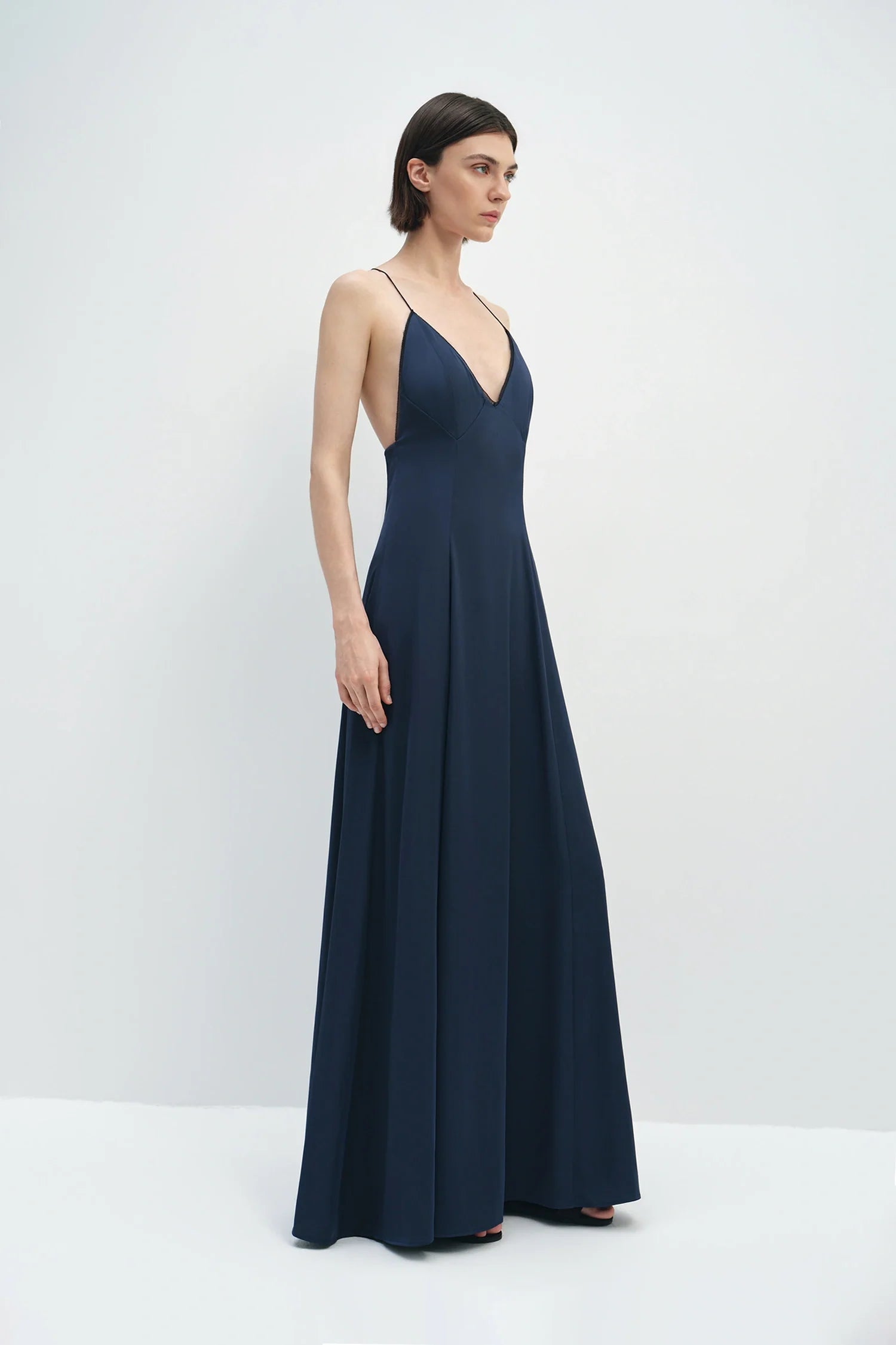 Sophie Rue Amelie Satin Dress - Estate Blue