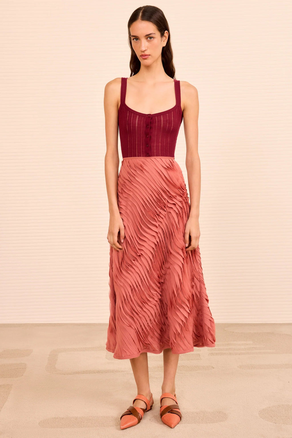 Ulla Johnson Amiko Midi Skirt