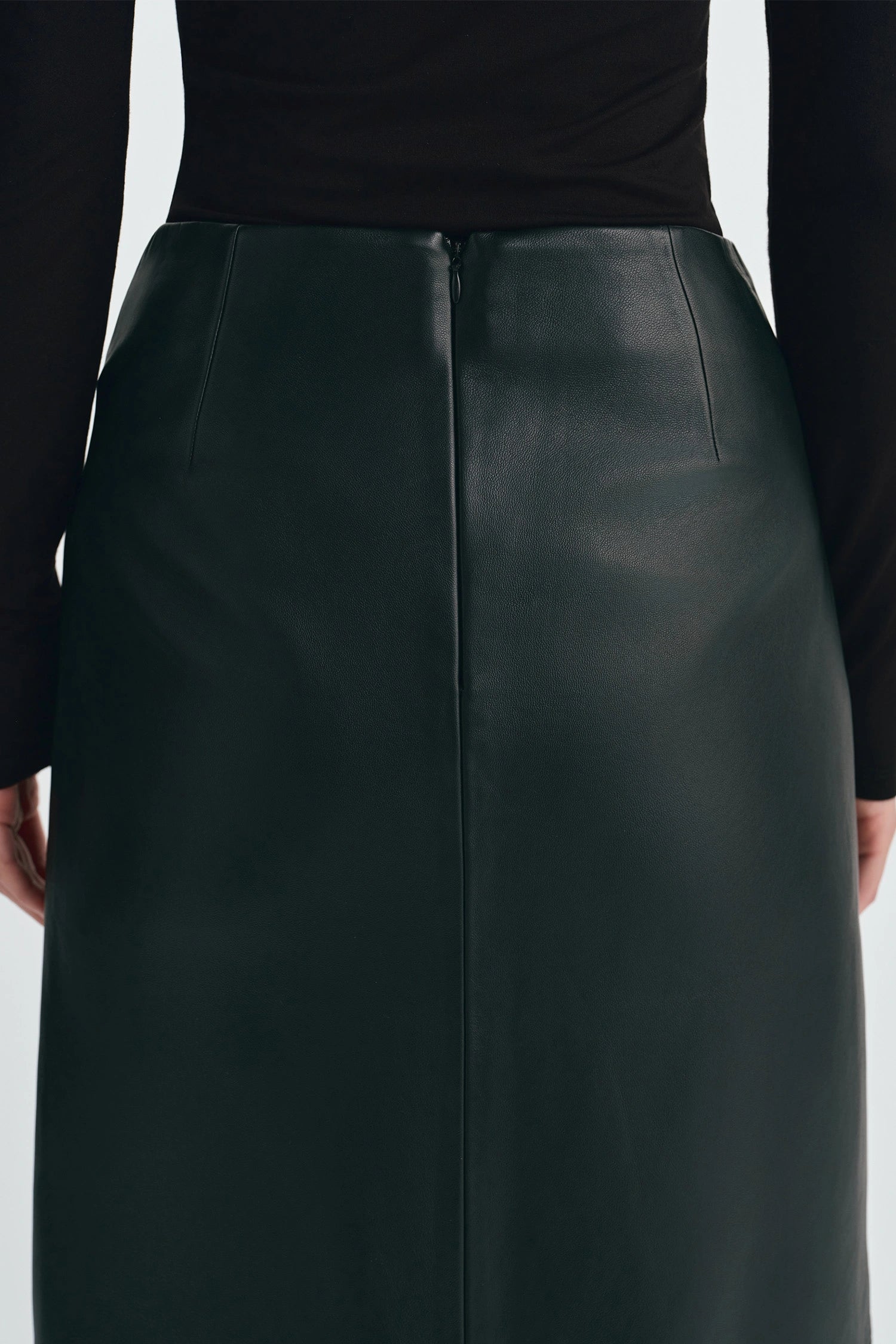 Sophie Rue Anais Leather Skirt - Black