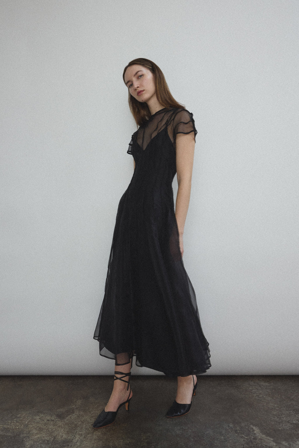 Kamperett Anemoia Midi Dress - Black