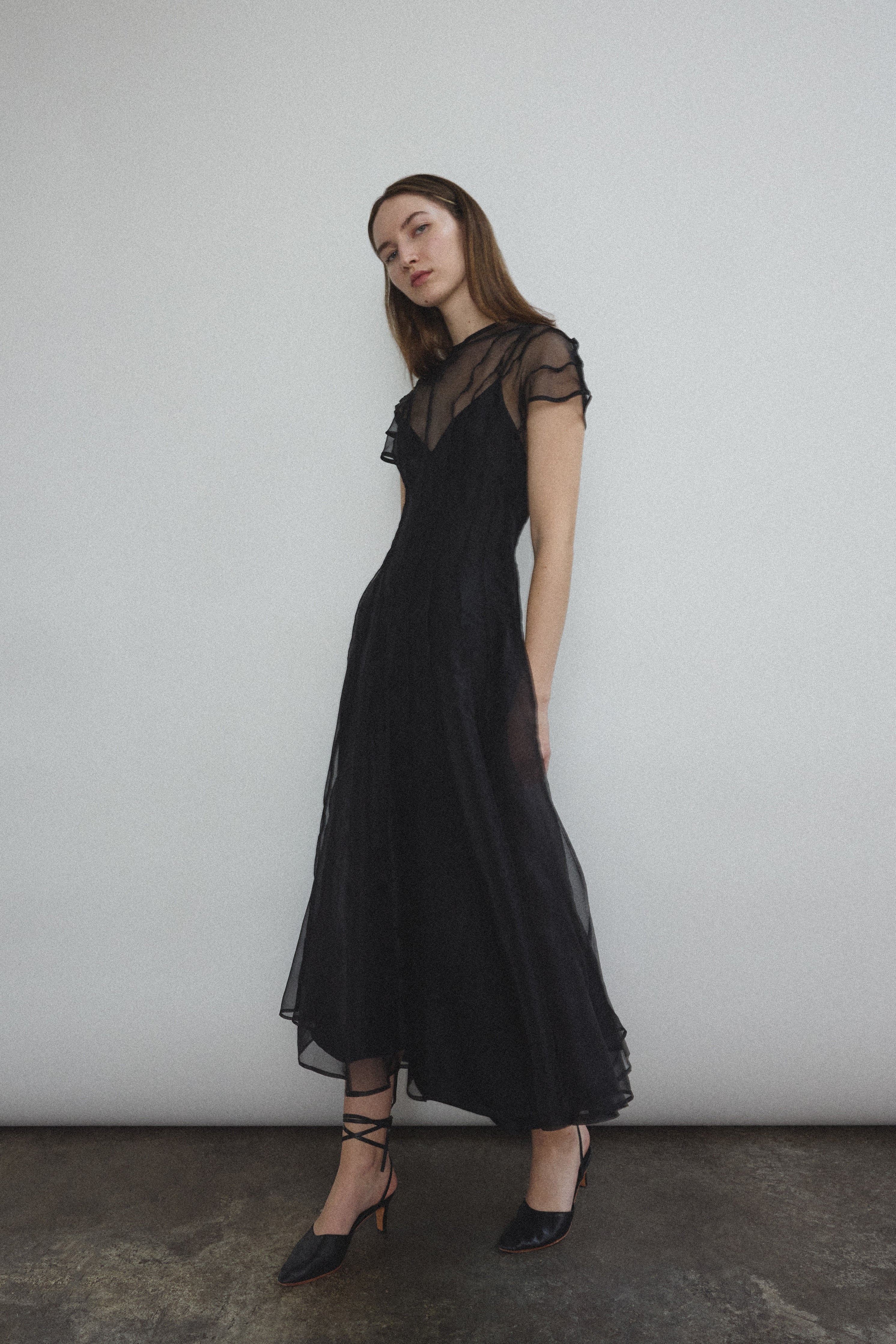Kamperett Anemoia Midi Dress - Black