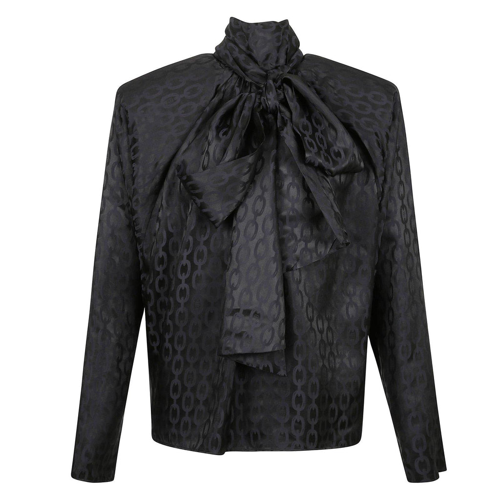 Anine Bing Rachel High Neck Blouse - Black
