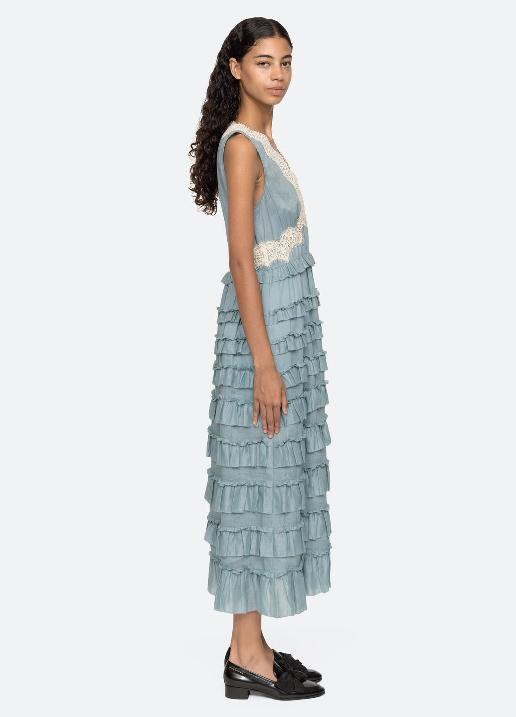 Sea NY Anise Dress - Blue/White