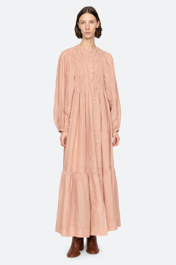 Sea NY Anise L/S Dress - Pink
