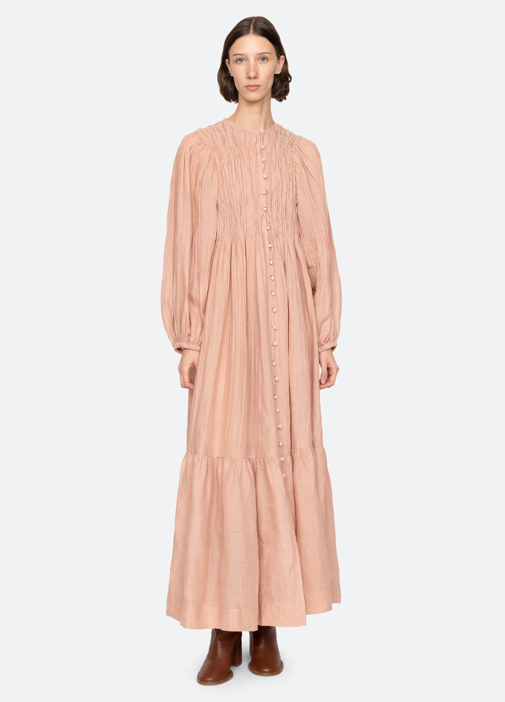 Sea NY Anise L/S Dress - Pink