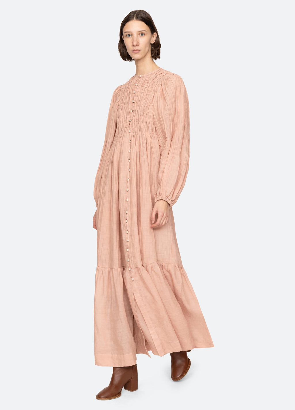 Sea NY Anise L/S Dress - Pink