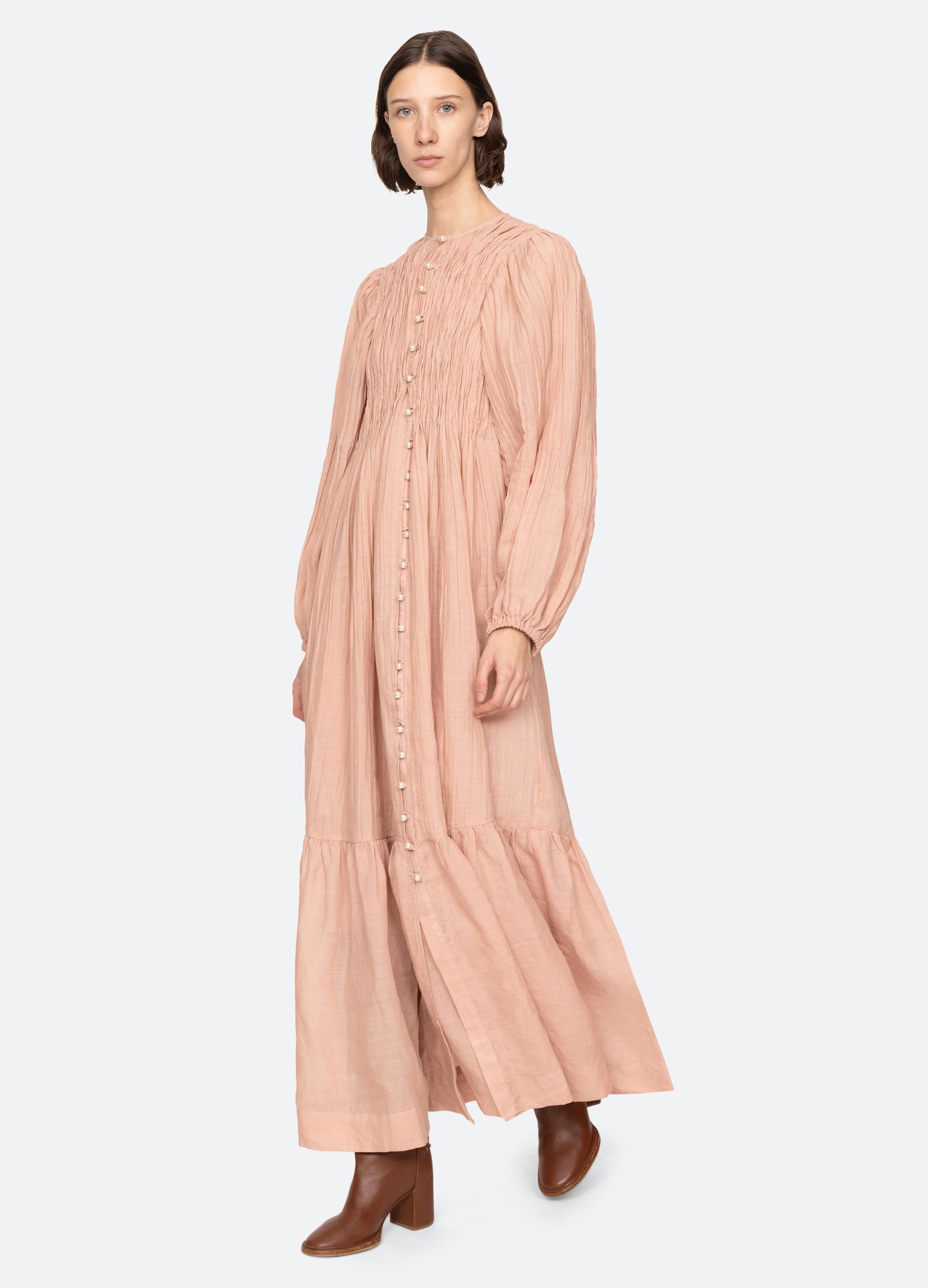 Sea NY Anise L/S Dress - Pink