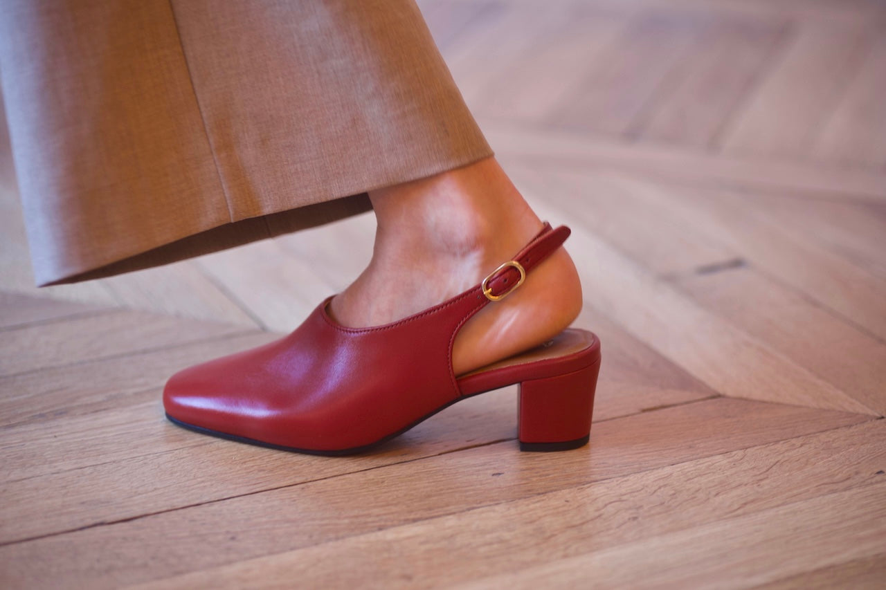 Anne Thomas Pavlova Slingback - Nappa Guiotto