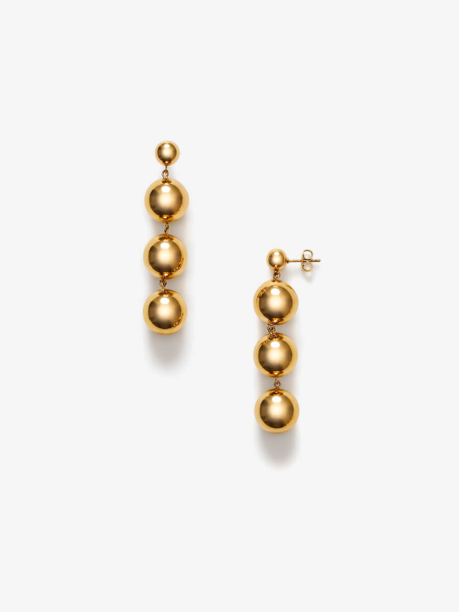 Anni Lu Hi Ho Gold Earrings