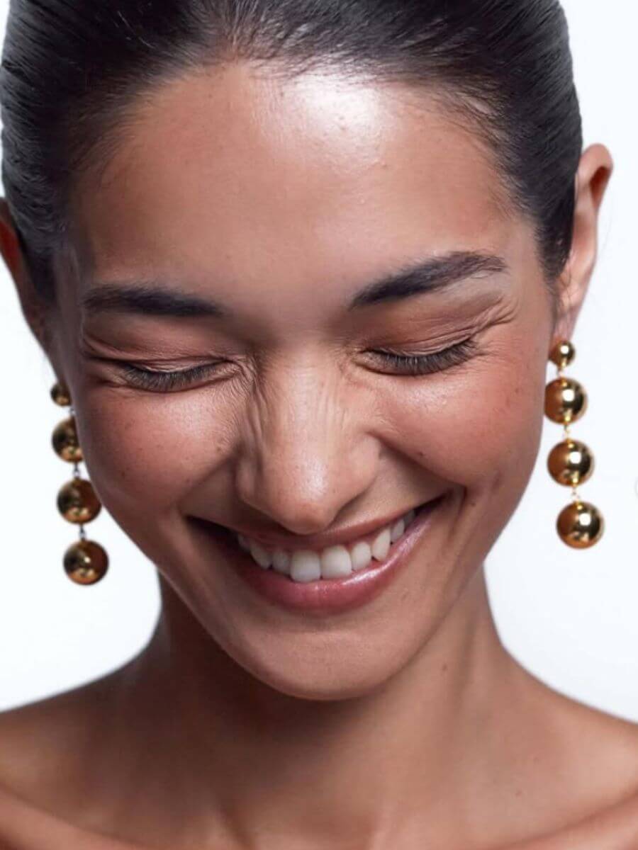 Anni Lu Hi Ho Gold Earrings