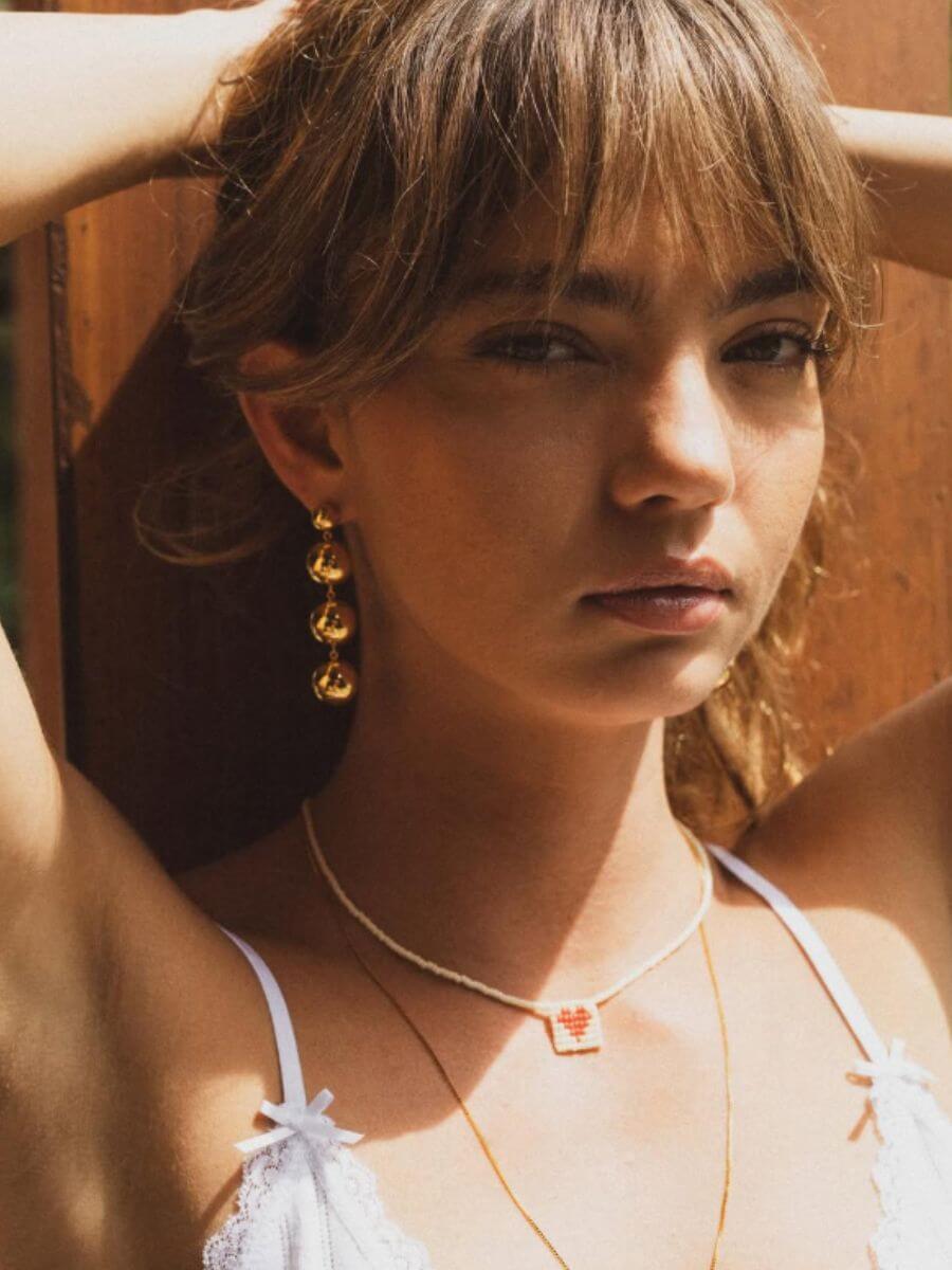 Anni Lu Hi Ho Gold Earrings