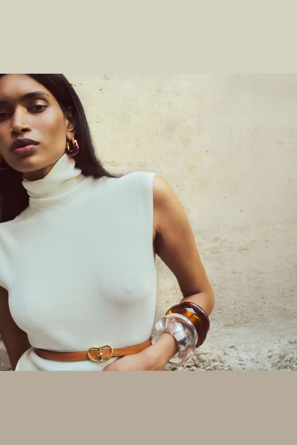 Lizzie Fortunato Arc Cuff Bracelet - Lilac