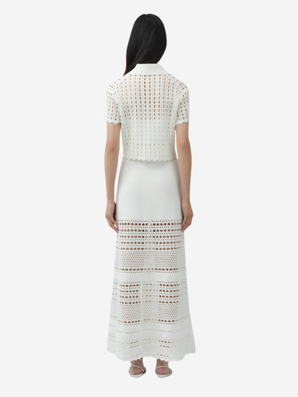 Jonathan Simkhai Arlan Open Stitch Camp Shirt