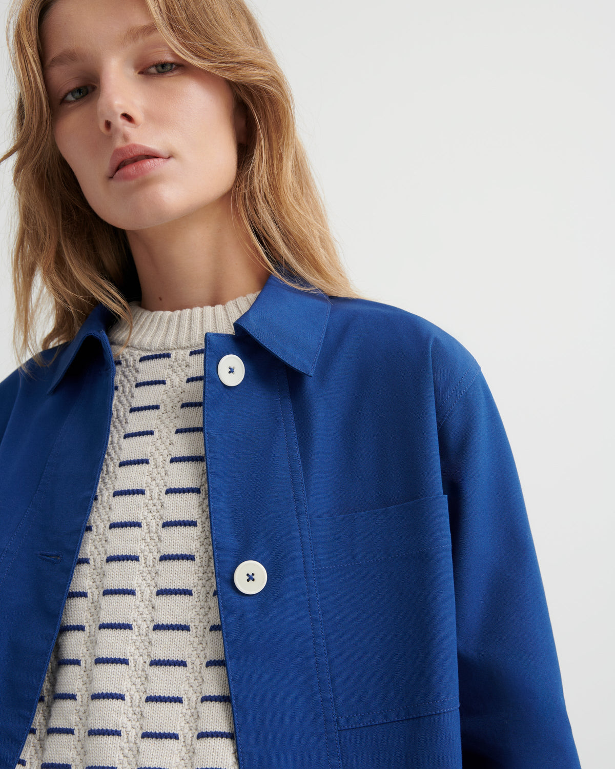 Kowtow Artisan Jacket - Factory Blue