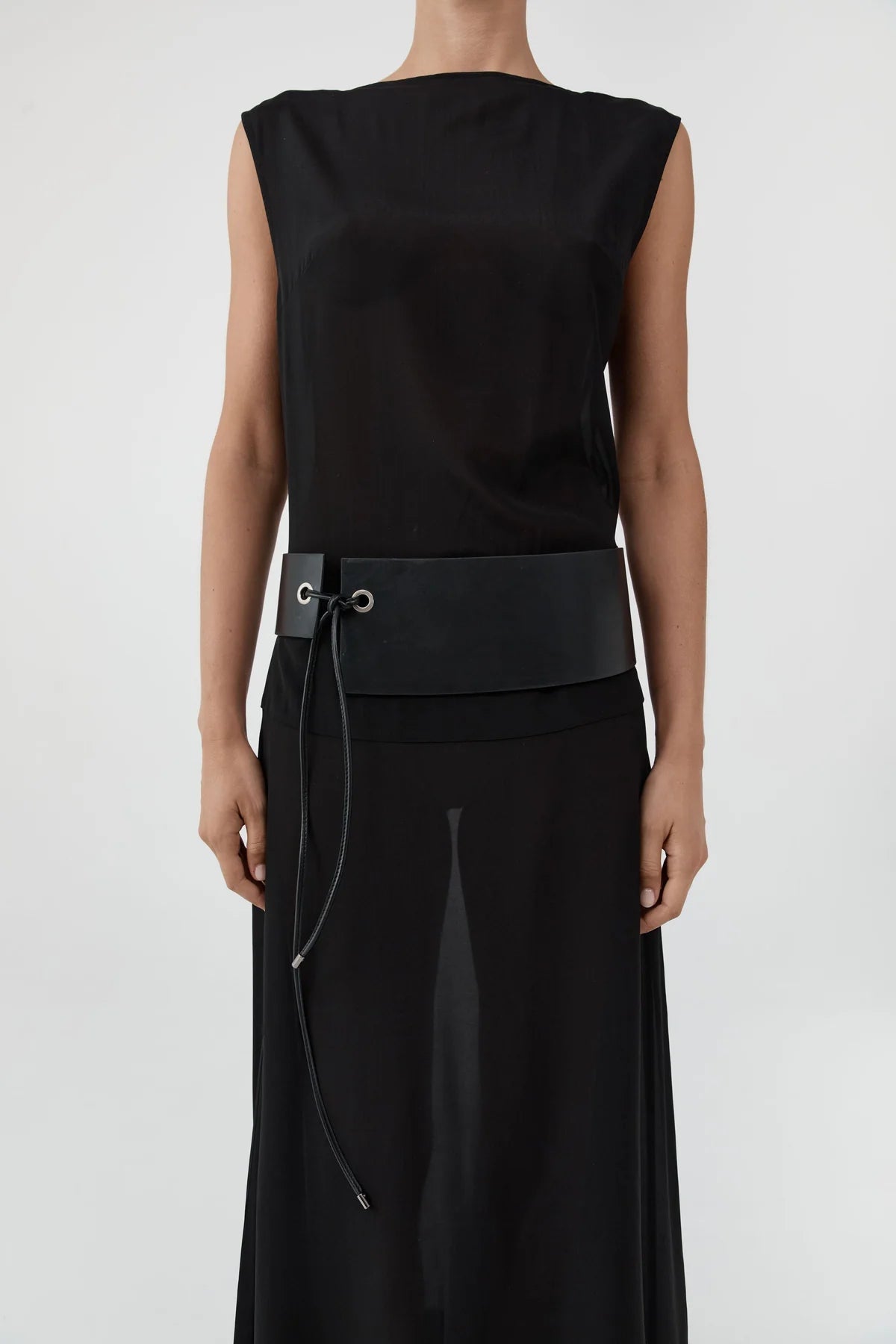 St. Agni Asymmetric Belt - Black