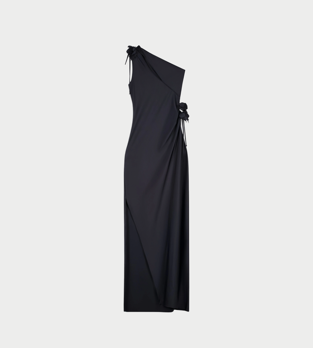 Coperni Asymmetric Flower Gown