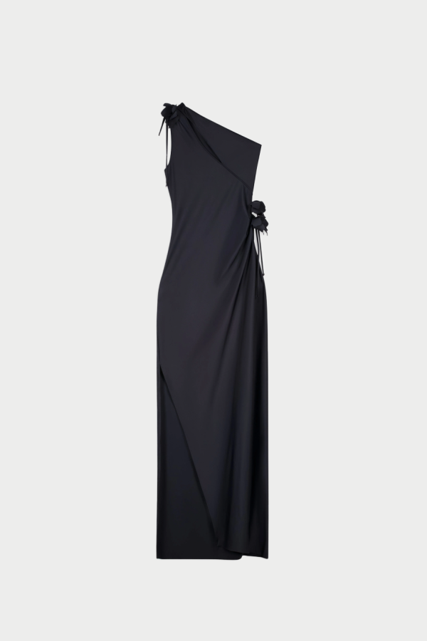 Coperni Asymmetric Flower Gown