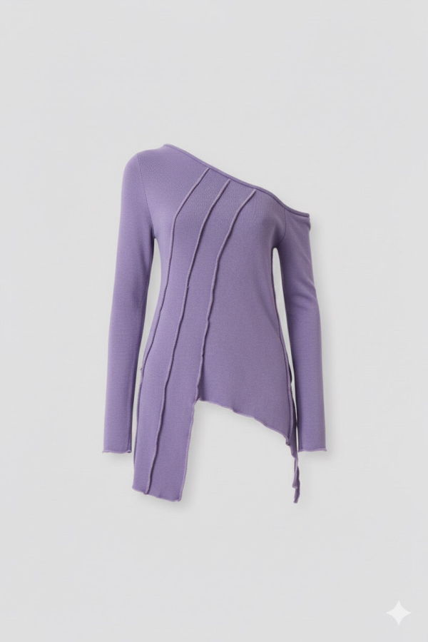 Colmillo de Morsa Asymmetric Knit Top