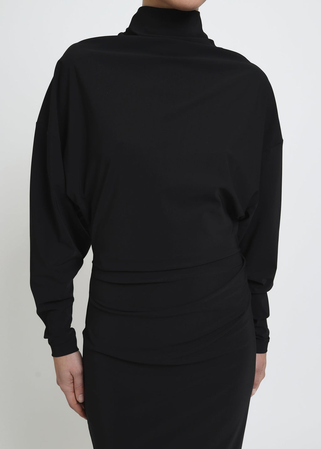 REYÈM Asymmetric Longsleeve Dress