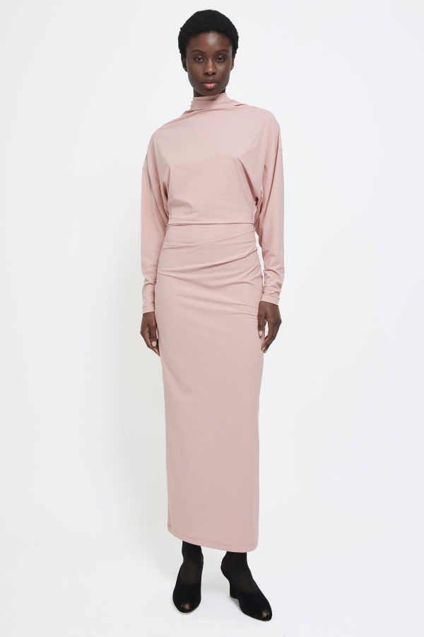 REYÈM Asymmetric Longsleeve Dress