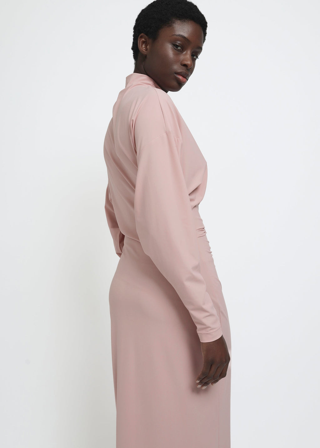 REYÈM Asymmetric Longsleeve Dress