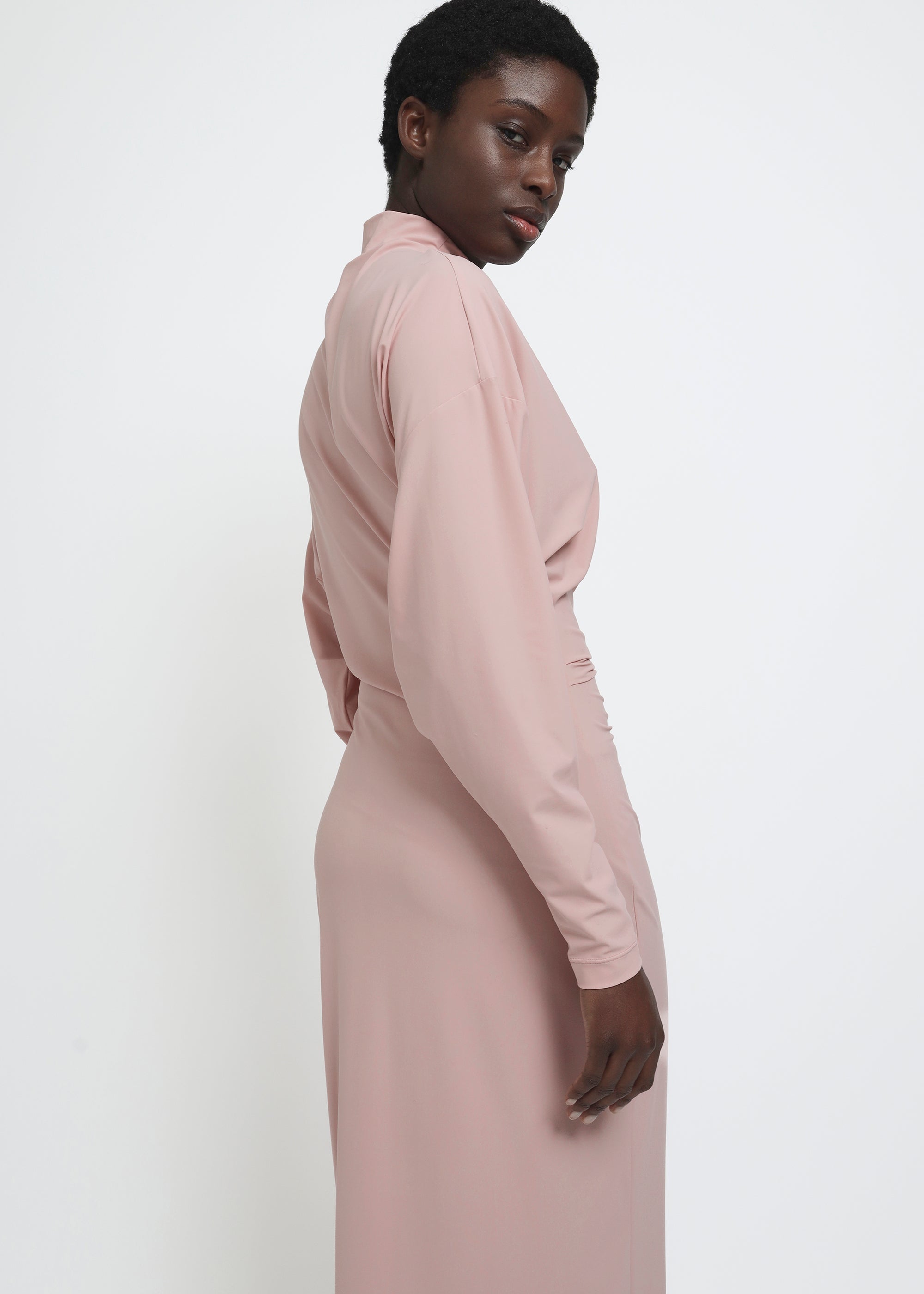 REYÈM Asymmetric Longsleeve Dress