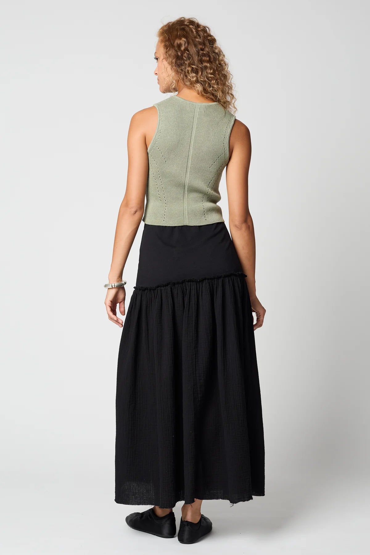 Atelier Delphine High Gauge Compact Top - Sage