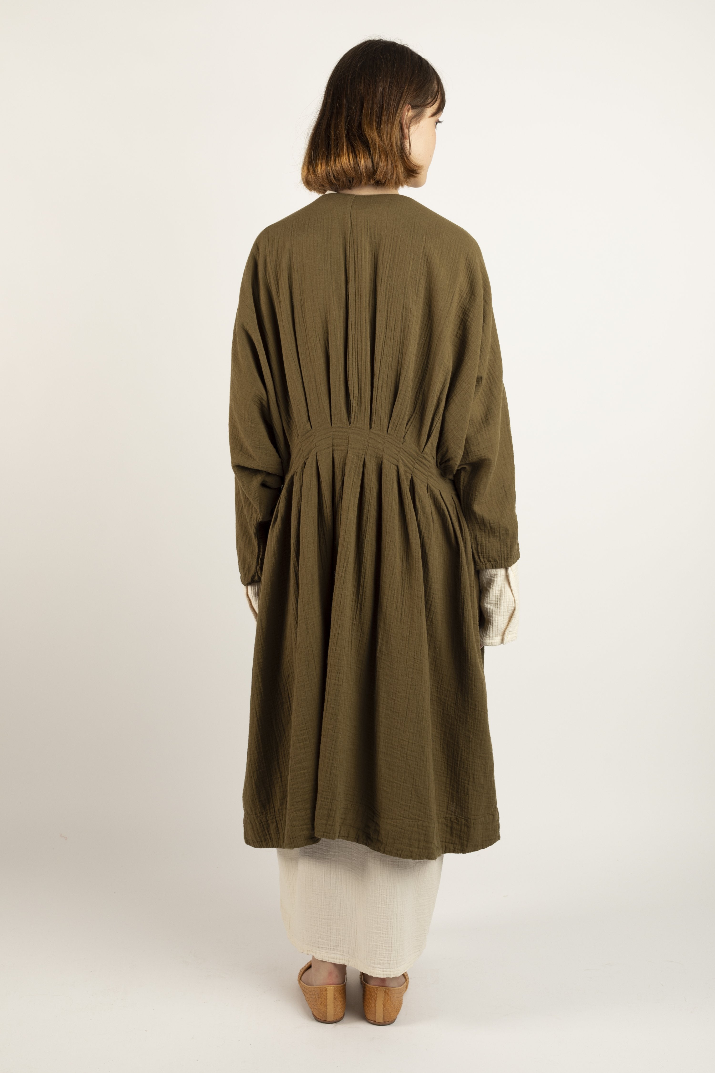 Atelier Delphine Zoe coat - kelp