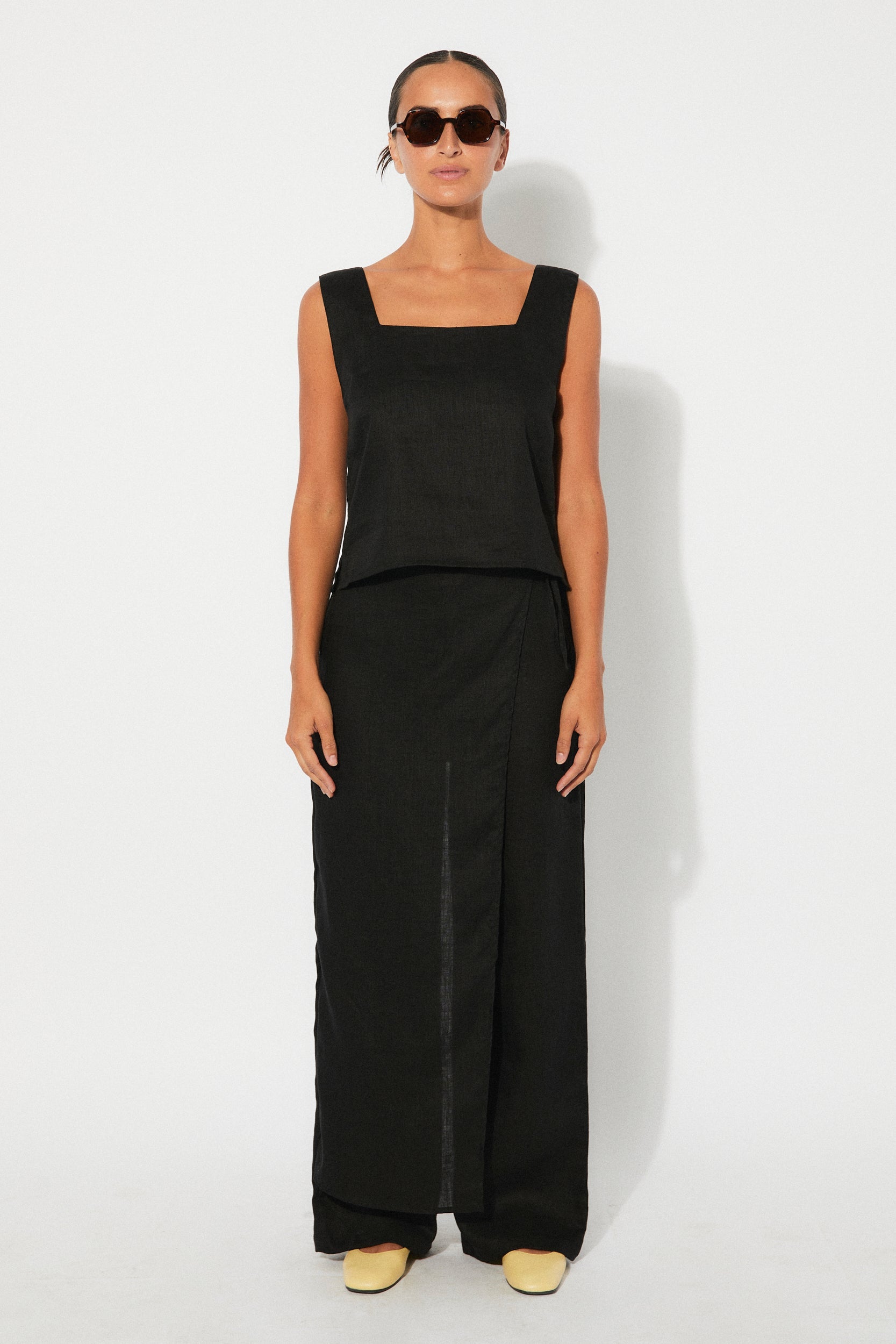 Rita Row Aurora Tank Top - Black