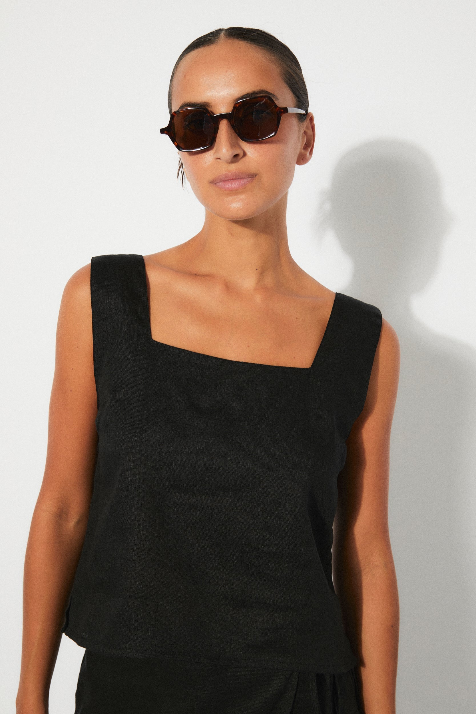 Rita Row Aurora Tank Top - Black