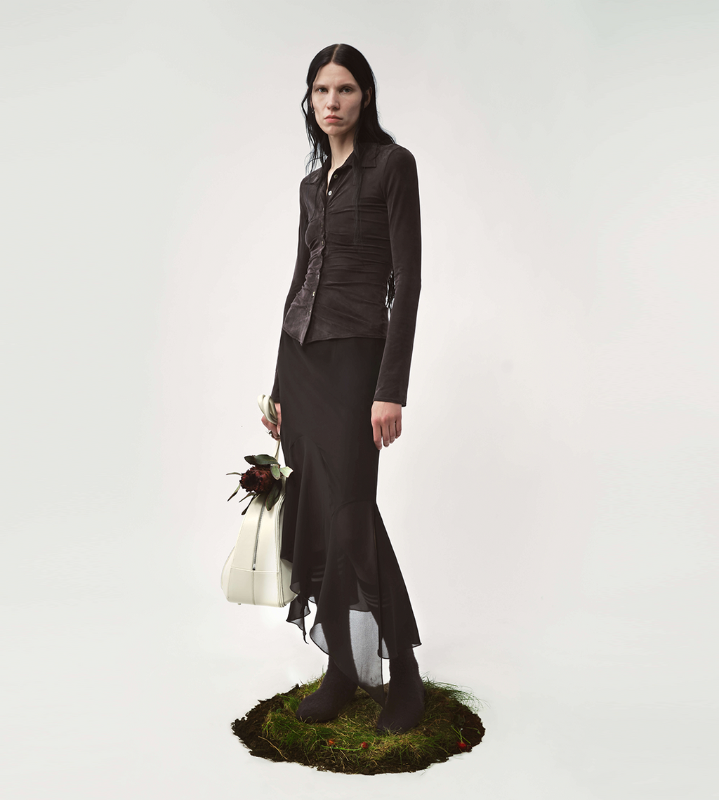 Avavav Kajsa Long Draped Skirt