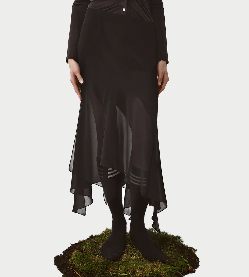 Avavav Kajsa Long Draped Skirt