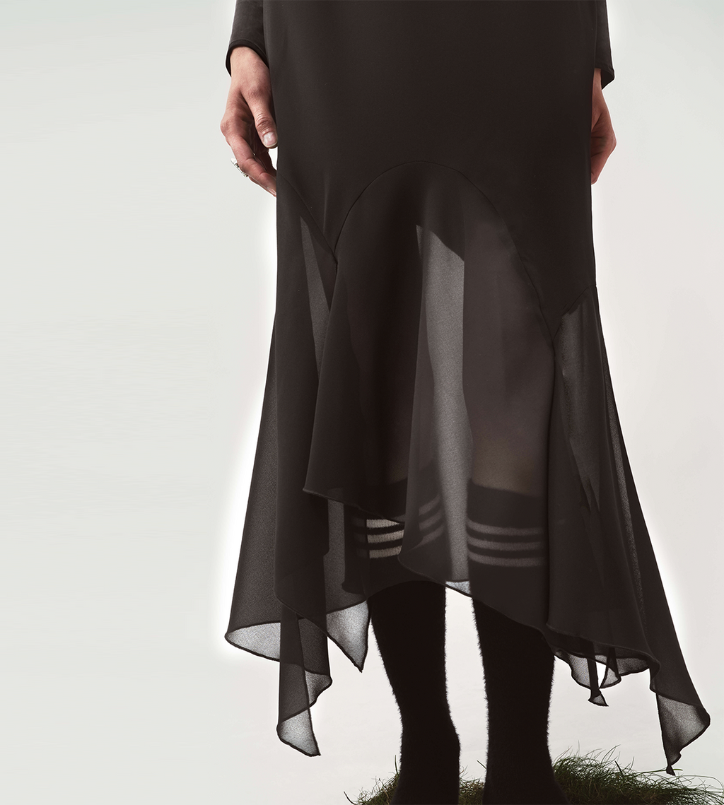 Avavav Kajsa Long Draped Skirt