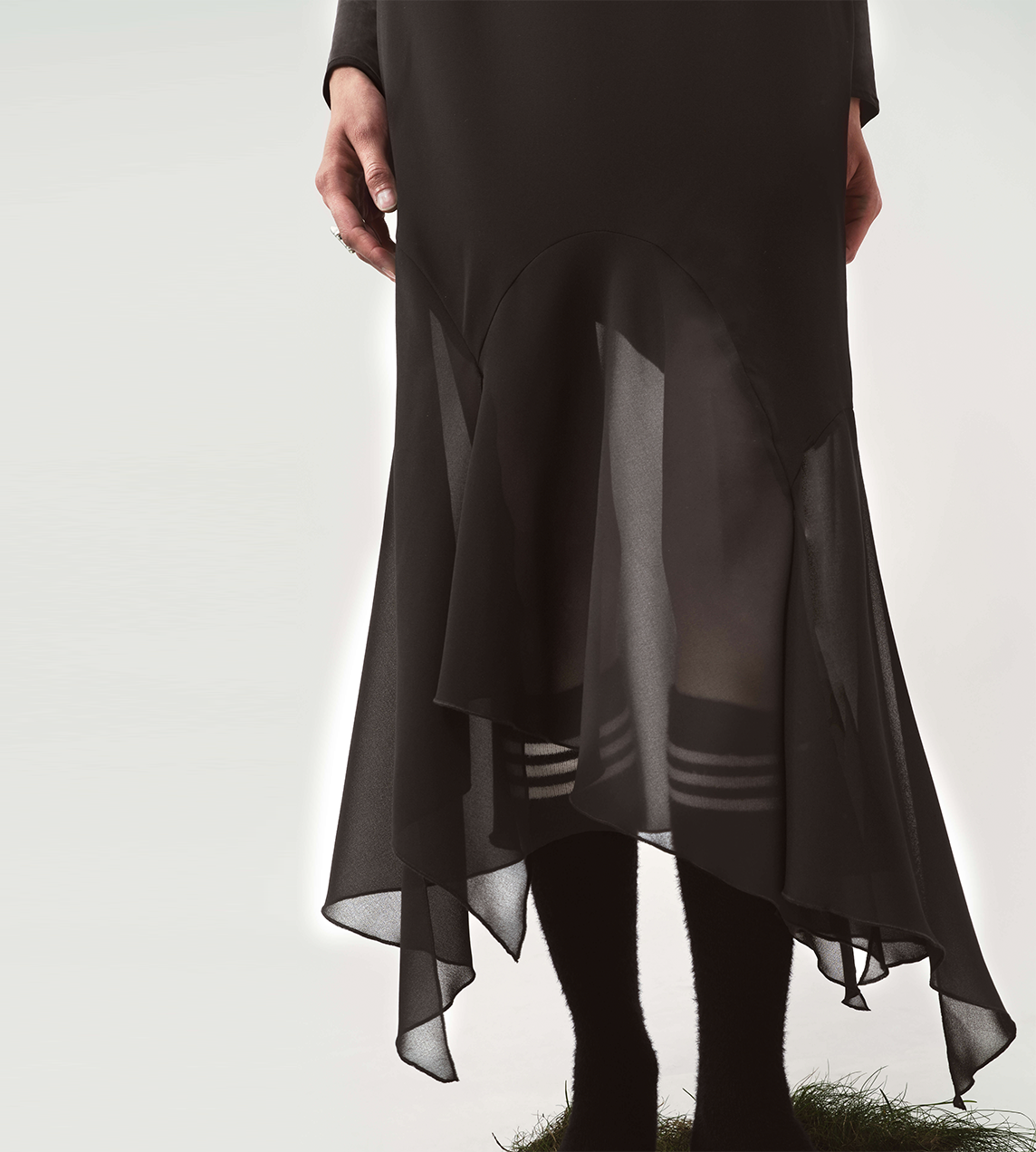 Avavav Kajsa Long Draped Skirt