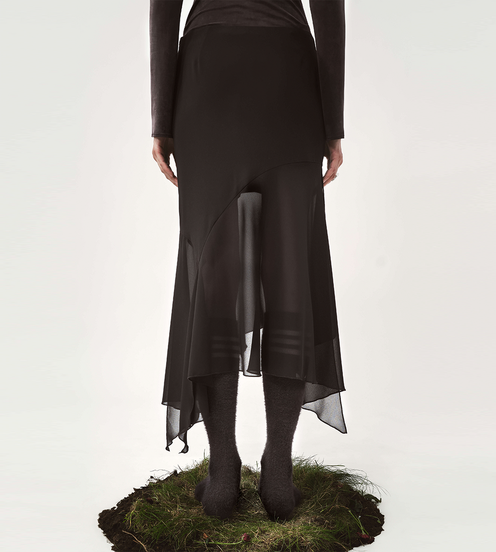 Avavav Kajsa Long Draped Skirt