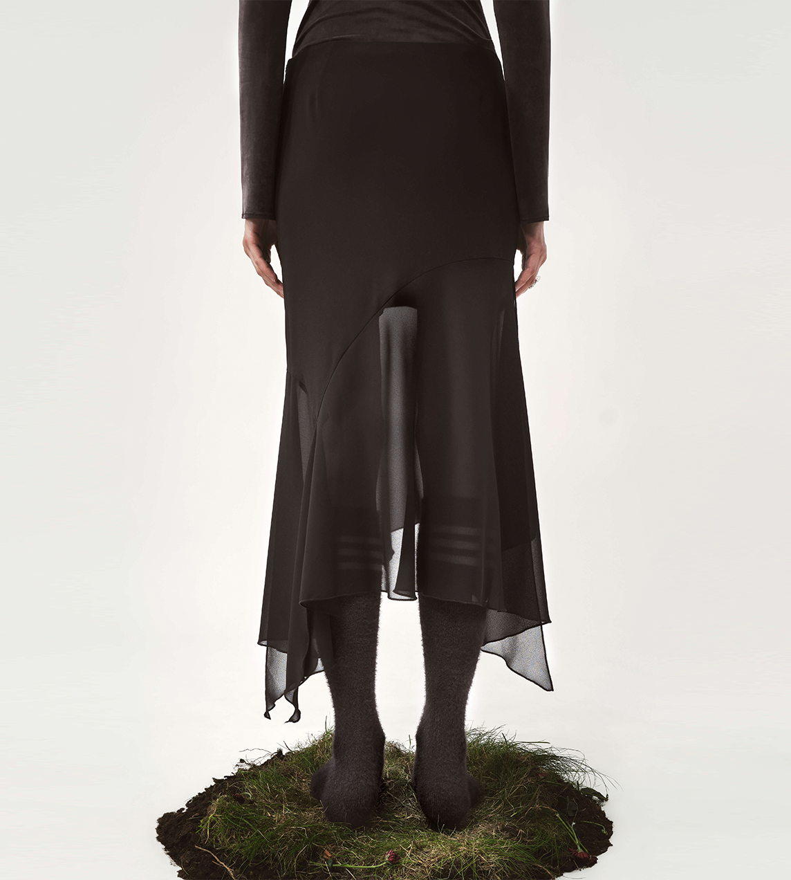 Avavav Kajsa Long Draped Skirt