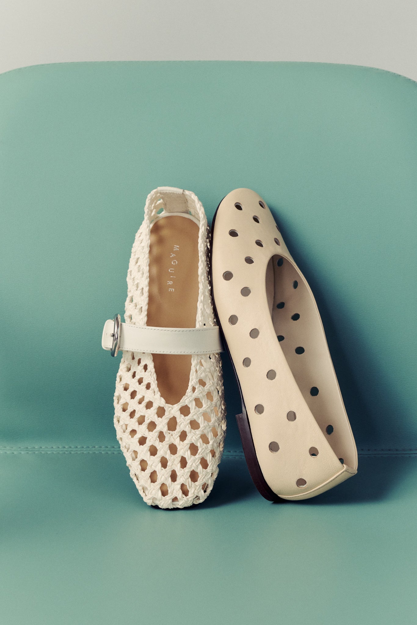 Maguire Aveiro Woven Ballerina Flats