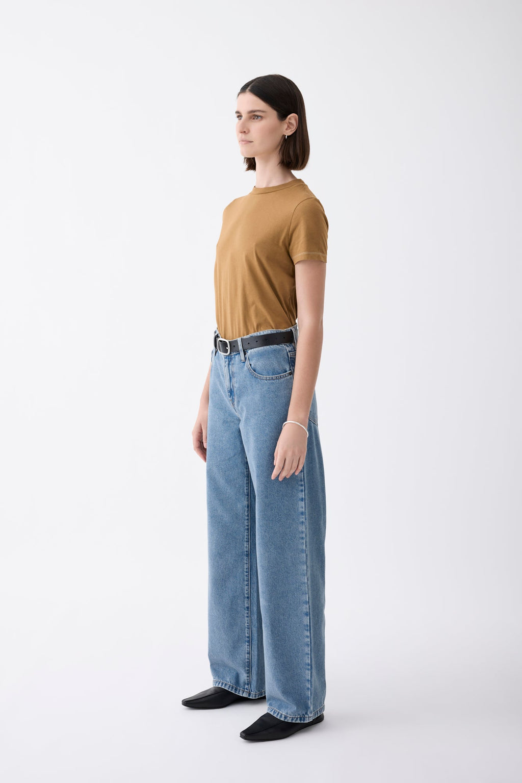 Outland Denim Avril Mid Slouchy Wide Jean - Heirloom