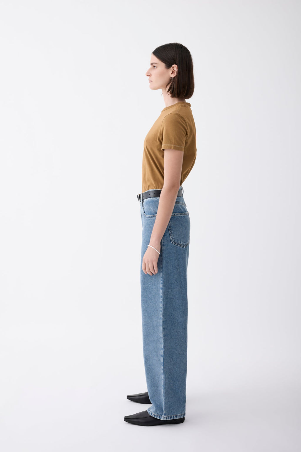 Outland Denim Avril Mid Slouchy Wide Jean - Heirloom
