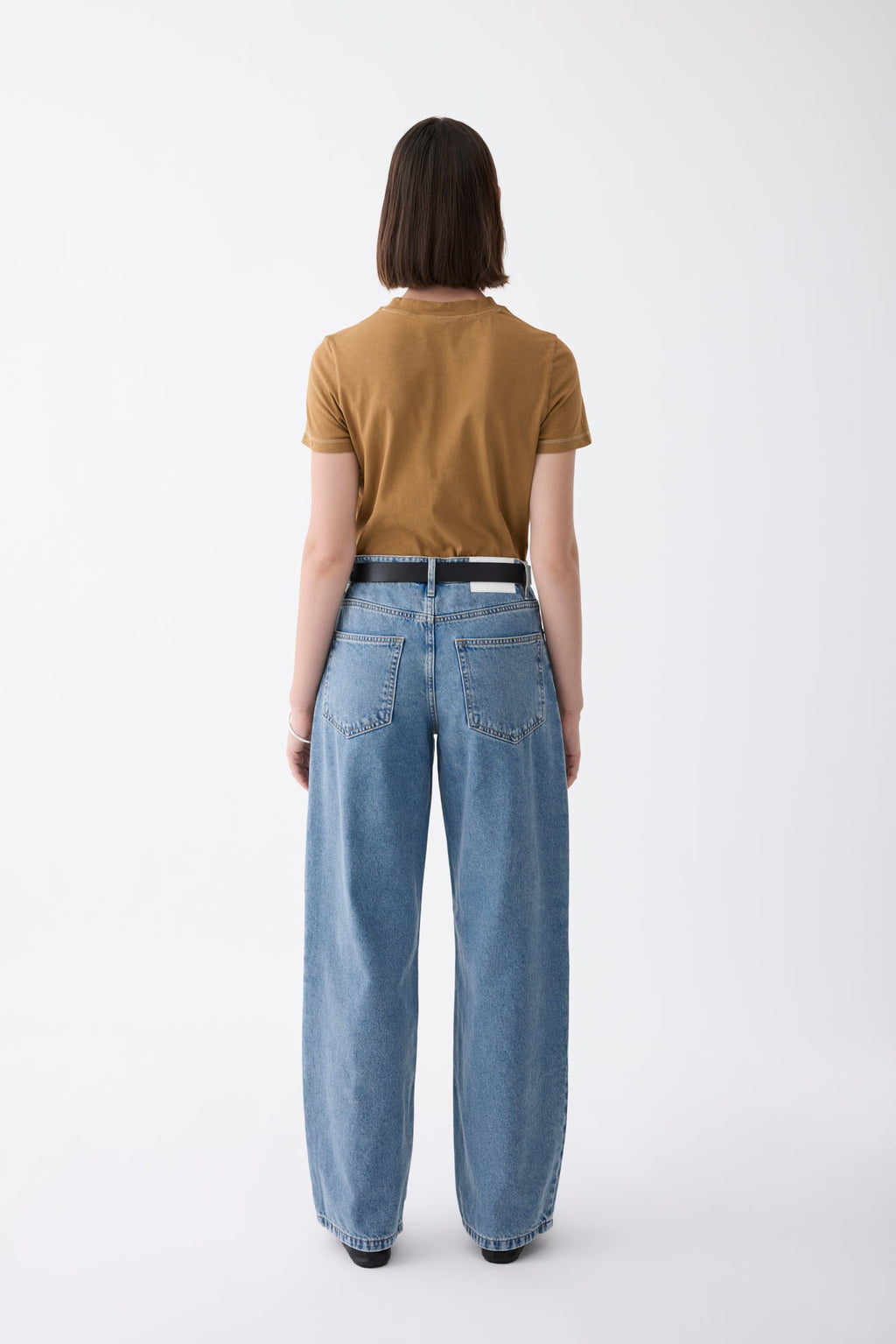 Outland Denim Avril Mid Slouchy Wide Jean - Heirloom