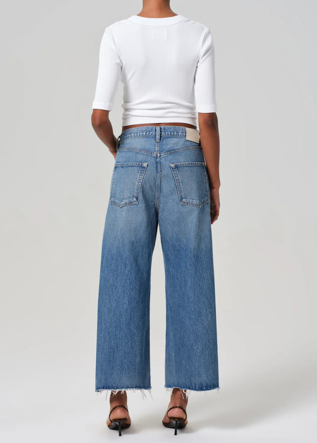 Citizens of Humanity Ayla Raw Hem Crop Jean